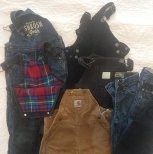 Boys Overalls - Oshkosh, Carter's and Carhartt